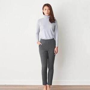 LOFT Modern Straight Ankle Pants Gray Petite - Size 4‎